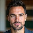 Retrato de Javier Sanz, especialista en mindfulness, con expresión serena.